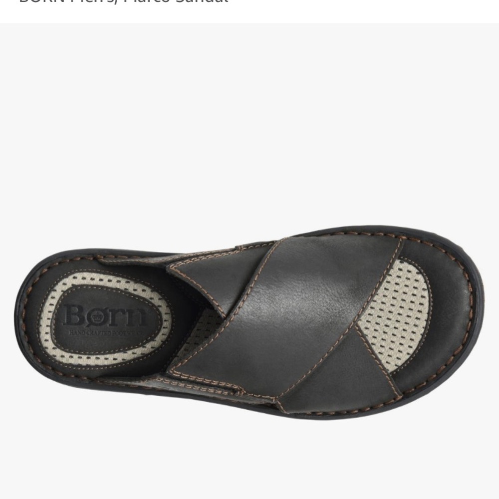 Born Marco Slide Leather Sandals - Like New!